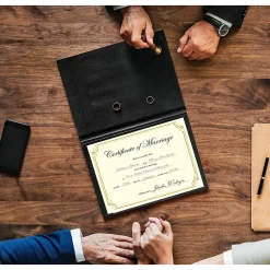 Great Papers Golden Scroll Frame Foil Certificates, 8.5" x 11", Beige/Gold, 12/Pack (2011859)