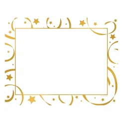 Great Papers Golden Star Certificates, 8.5" x 11", White/Gold, 15/Pack (2019011)