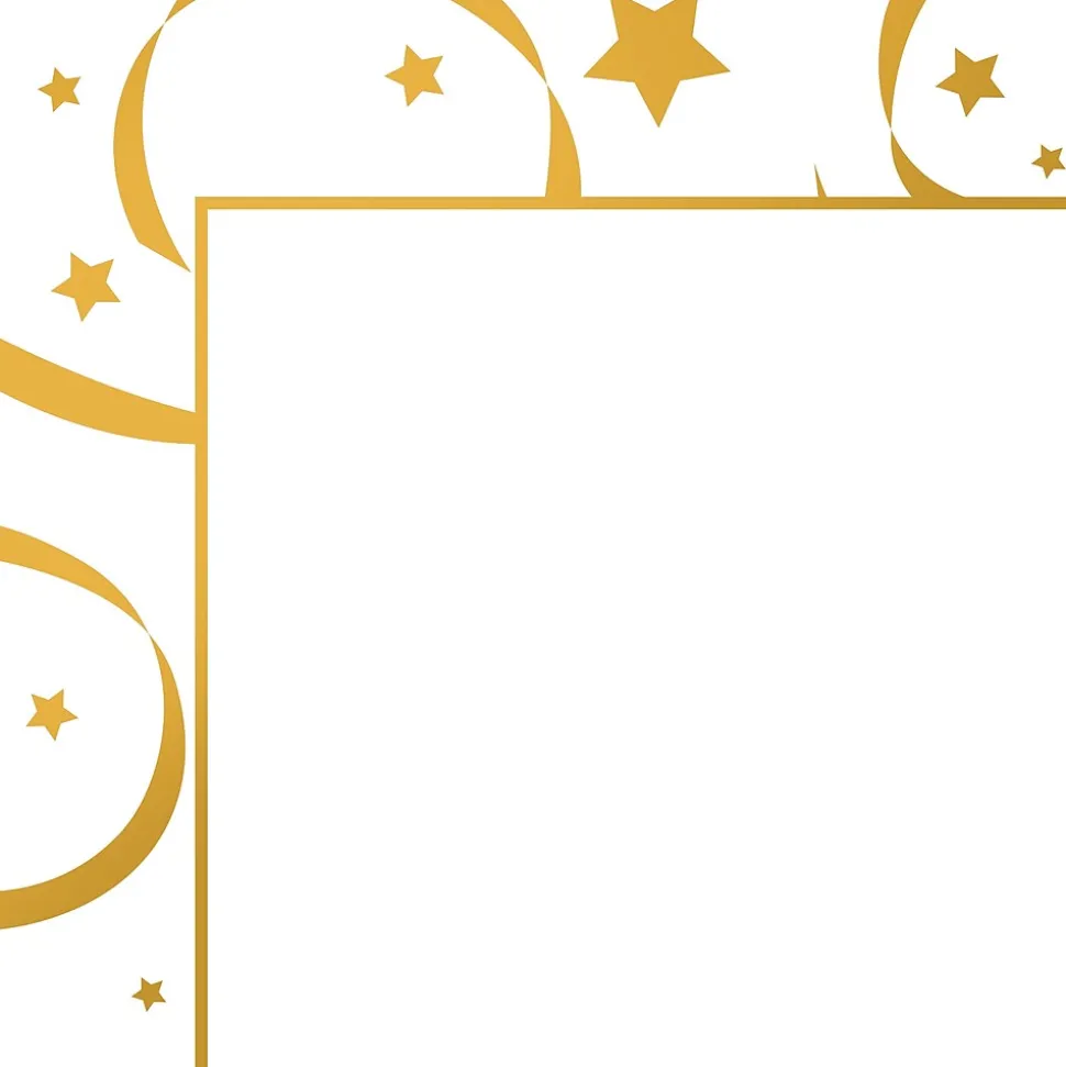 Great Papers Golden Star Certificates, 8.5" x 11", White/Gold, 15/Pack (2019011)