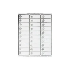 Great Papers! Holiday Card Address Labels Silver Snowflakes, Multipack (2011681)