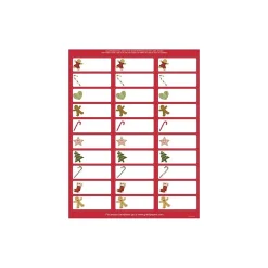 Great Papers® Holiday Card Address Labels Ginger Friends, 150/Count
