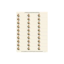 Great Papers Laser/Inkjet Holiday Address Labels, 1" x 2 5/8", Multicolor, 30 Labels/Sheet, 30 Sheets/Pack (2011849)