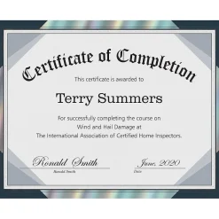 Great Papers Rainbow Foil Certificates, 8.5