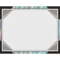 Great Papers Rainbow Foil Certificates, 8.5" x 11", Modern Black, 15/Pack (2019005)