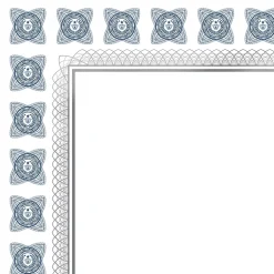 Great Papers Silver Scholar Certificates, 8.5" x 11", Silver and White 15/Count (2015074)