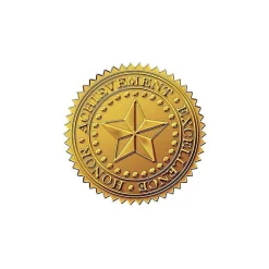 Great Papers Star Seals 1.75", Gold, 96/Pack (903419PK2)