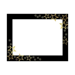 Great Papers Star Search Certificates, 8.5" x 11", White/Black/Gold, 15/Pack (2020001)