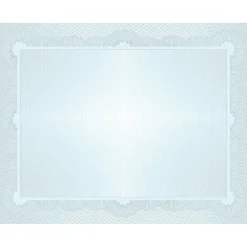 Great Papers Value Certificates, 8.5" x 11", Grand Blue, 50/Pack (2014027)