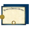 Great Papers Years of Service Certificates, 8.5" x 11", 20/Pack (2015113KIT)