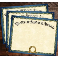 Great Papers Years of Service Certificates, 8.5