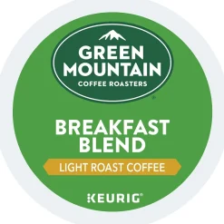 Green Mountain Breakfast Blend Coffee Keurig® K-Cup® Pods, Light Roast, 24/Box (5000330085)