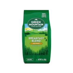 Green Mountain Breakfast Blend Ground Coffee, Light Roast, 12 oz. (38520)