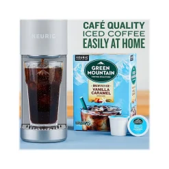 Green Mountain Brew-Over-Ice Vanilla Caramel Iced Coffee, 0.4 oz. Keurig® K-Cup® Pods, 24/Box (390283)