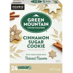 Green Mountain Cinnamon Sugar Cookie Coffee Keurig® K-Cup® Pods, Medium Roast, 24/Box (35814)