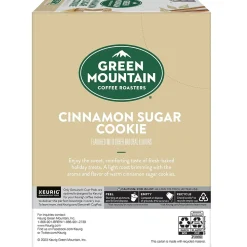 Green Mountain Cinnamon Sugar Cookie Coffee Keurig® K-Cup® Pods, Medium Roast, 24/Box (35814)