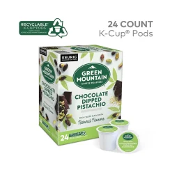 Green Mountain Coffee Roasters Chocolate Dipped Pistachio Coffee Keurig® K-Cup® Pods, 24/Box (5000378228)