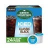Green Mountain Coffee Roasters Classic Black Iced Coffee Keurig® K-Cup® Pods, Medium Roast, 24/Box (5000372042)
