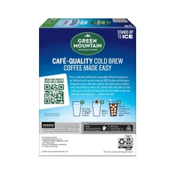 Green Mountain Coffee Roasters Iced Cold Brew Almond Vanilla Iced Coffee Keurig® K-Cup® Pods, Light Roast, 20/Box (5000372045)