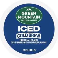 Green Mountain Coffee Roasters Classic Black Iced Coffee Keurig® K-Cup® Pods, Medium Roast, 80/Carton (5000372042CT)