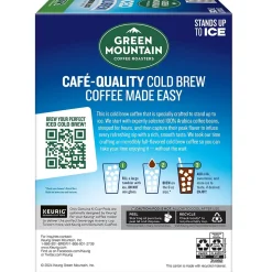 Green Mountain Coffee Roasters Classic Black Iced Coffee Keurig® K-Cup® Pods, Medium Roast, 80/Carton (5000372042CT)
