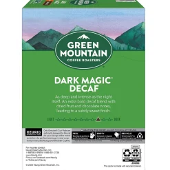 Green Mountain Dark Magic Decaf Coffee Keurig® K-Cup® Pods, Dark Roast, 96/Carton (504067)