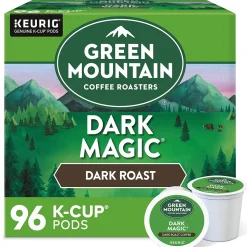 Green Mountain Dark Magic Coffee Keurig® K-Cup® Pods, Dark Roast, 96/Carton (4061)