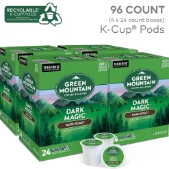 Green Mountain Dark Magic Coffee Keurig® K-Cup® Pods, Dark Roast, 96/Carton (4061)