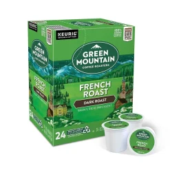 Green Mountain French Roast Coffee Keurig® K-Cup® Pods, Dark Roast, 24/Box (6694)