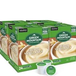 Green Mountain French Vanilla Coffee Keurig® K-Cup® Pods, Light Roast, 96/Carton (6732)