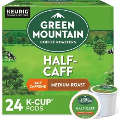 Green Mountain Half-Caff Coffee Keurig® K-Cup® Pods, Medium Roast, 24/Box (6999)