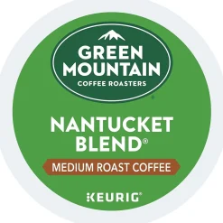 Green Mountain Nantucket Blend Coffee Keurig® K-Cup® Pods, Medium Roast, 96/Carton (6663)