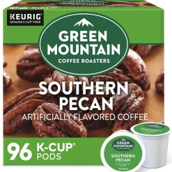 Green Mountain Southern Pecan Coffee Keurig® K-Cup® Pods, Light Roast, 96/Carton (67726)