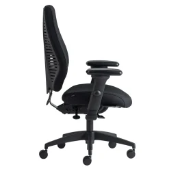Gry Mattr + ergoCentric airCentric3 Task Chair, Extra Long Seat, Black (AIR3STXL)