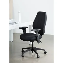 Gry Mattr + ergoCentric airCentric3 Task Chair, Standard Seat, Black (AIR3ST)