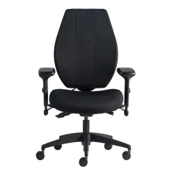 Gry Mattr + ergoCentric airCentric3 Task Chair, Small Seat, Black (AIR3STSM)