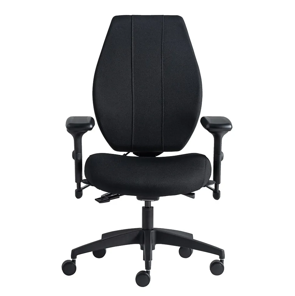 Gry Mattr + ergoCentric airCentric3 Task Chair, Small Seat, Black (AIR3STSM)