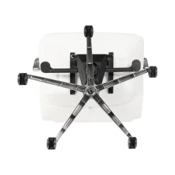 Gry Mattr Capsule Ergonomic Faux Leather Swivel Task Chair, White (GMCC-00852)