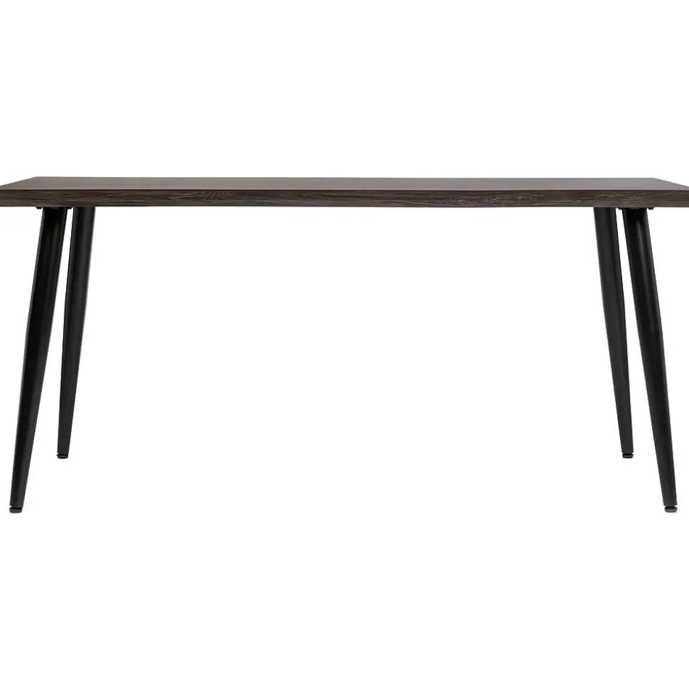 Gry Mattr Capsule 65"W Live Edge Computer Desk, Black Walnut (GMCC-00843)