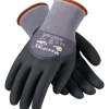 G-Tek Coated Work Gloves; MaxiFlex Ultimate Seamless Nylon Knit Liner, 3/4 Nitrile Coating, LG, 12Pr (34-875/L)