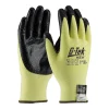 G-Tek KEV Seamless Knit Nitrile Coated Cut Resistant Gloves, ANSI A2, Yellow, X-Large, 12 Pairs (09-K1450/M)
