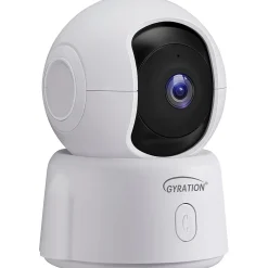 Gyration Cyberview 2000 2 Megapixel Smart WiFi Pan/Tilt Camera, White (CYBERVIEW 2000)
