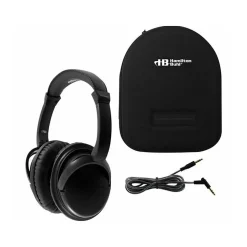 Hamilton Buhl Deluxe Active Noise Canceling Over-Ear Headphones, Black (NCHBC1)