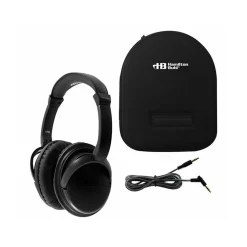 Hamilton Buhl Deluxe Active Noise Canceling Over-Ear Headphones, Black (NCHBC1)