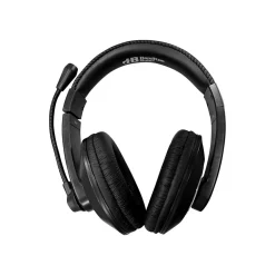 Hamilton Buhl Smart-Trek Deluxe Stereo Phone Headset, Over-the-Ear, Black (ST2BK)