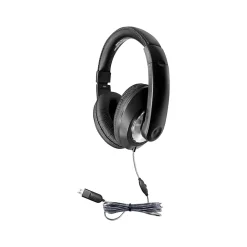 Hamilton Buhl Smart-Trek Stereo Headphones, Black/Silver (ST1BKU)