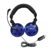 Hamilton Buhl USB-A Noise Canceling Stereo Computer Headset, Blue (TP1-USB)