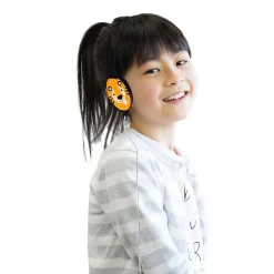 HamiltonBuhl Primo Series Stereo Headphone, Tiger Face, Black/Orange (HECPRM100T)