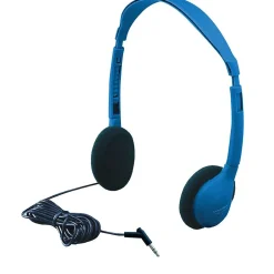 HamiltonBuhl Stereo Headphones, Blue (KIDS-HA2)