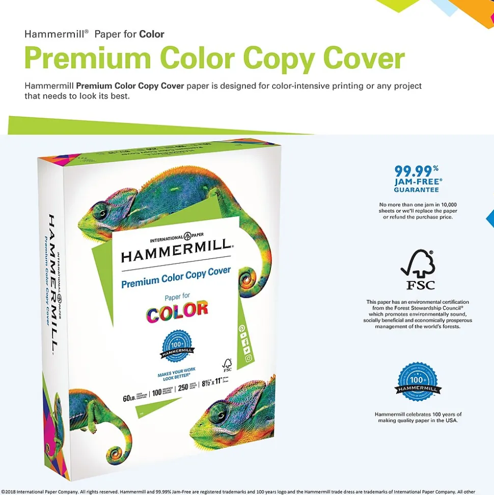 Hammermill 60 lb. Paper, 12" x 18", White (12004-0)