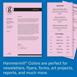 Hammermill Colors Copy Paper, 20 Lbs., 8.5
